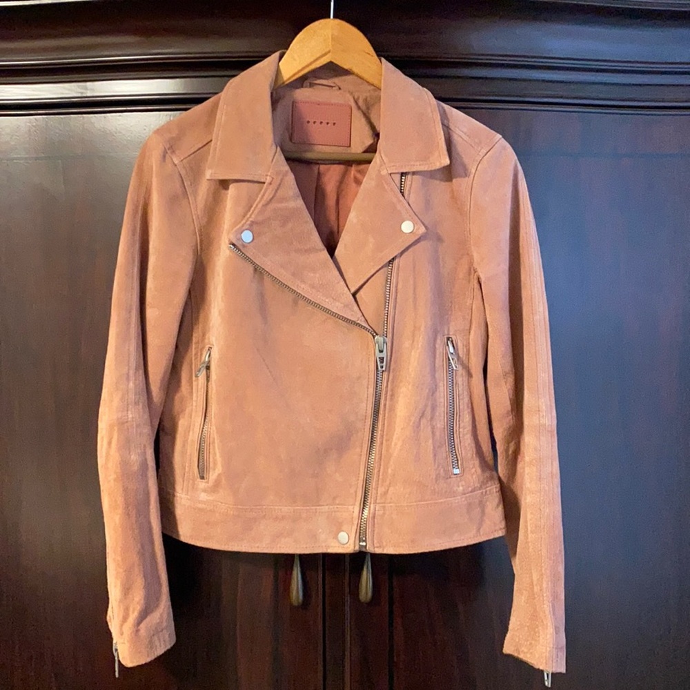 BlankNYC Suede Moto Jacket
